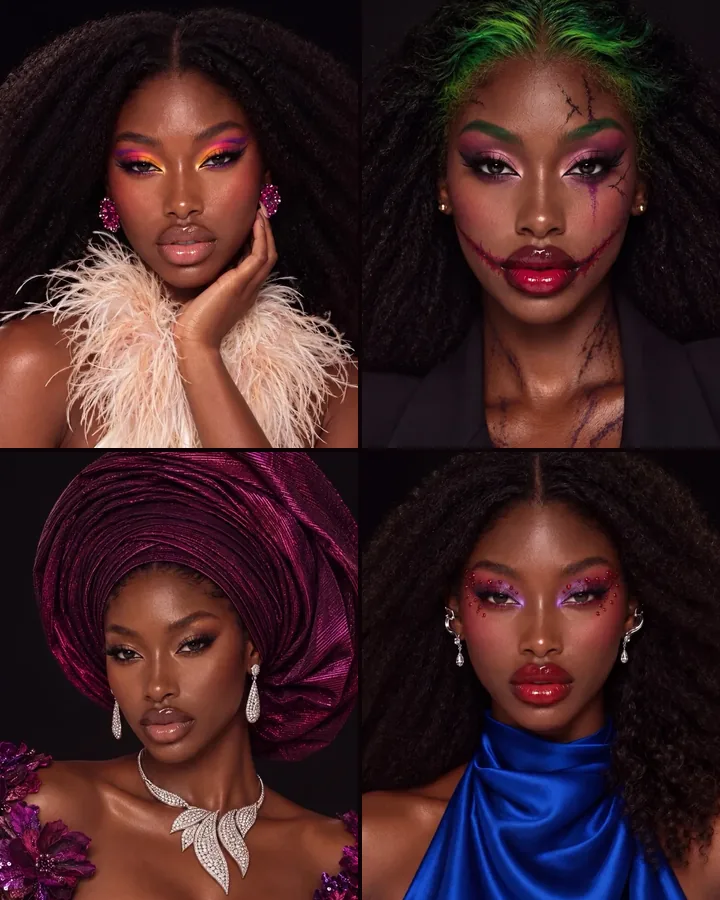 Four looks from the Ediit collections